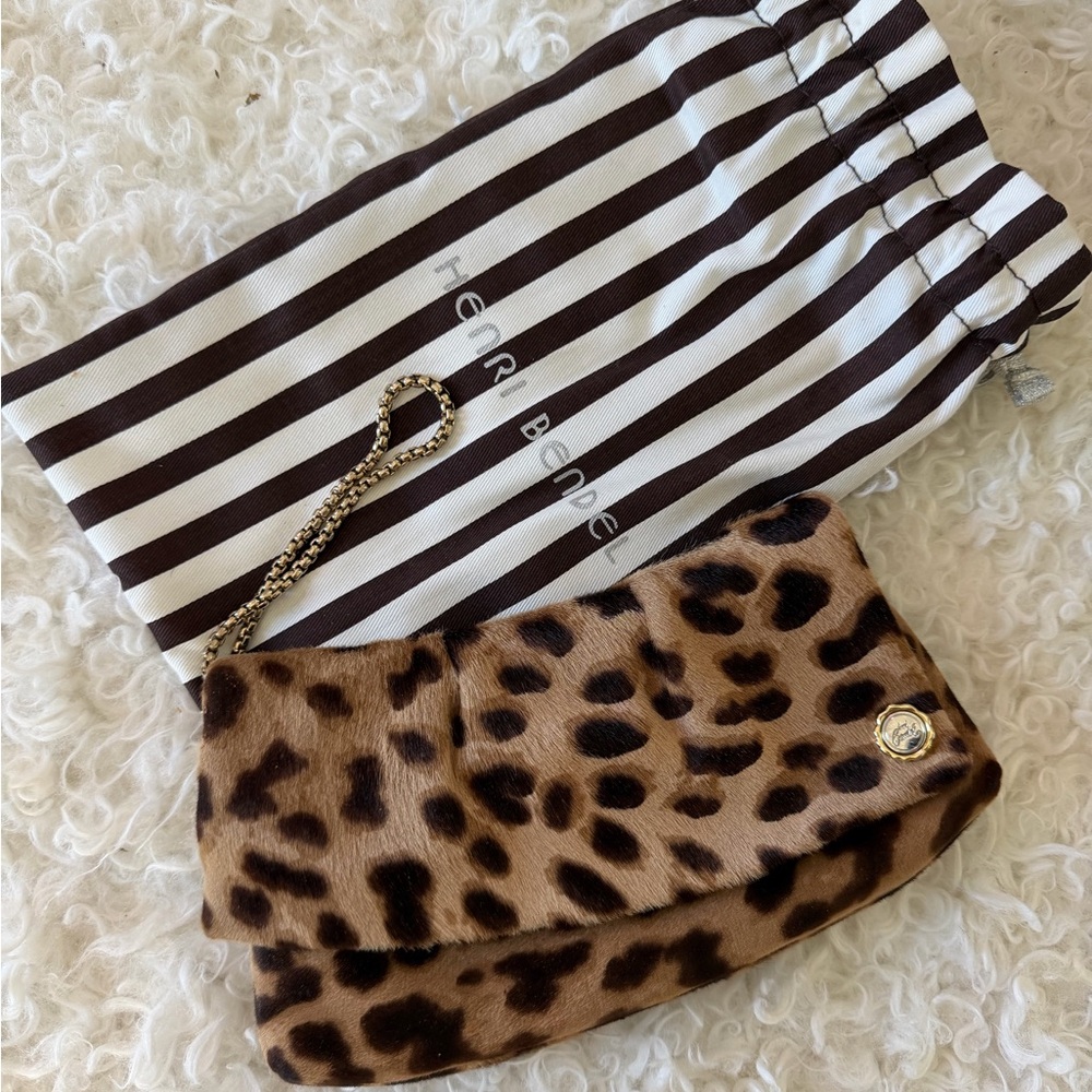 Leopard Print Clutch